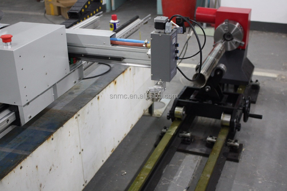 เครื่องตัดพลาสม่าแบบพกพา SNR เครื่องตัดท่อ CNC การควบคุมการเชื่อมโยงสองแกน