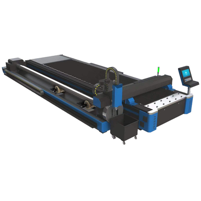 เครื่องตัดเลเซอร์แผ่นโลหะ 1500W 2000W เครื่องตัดท่อไฟเบอร์เลเซอร์
